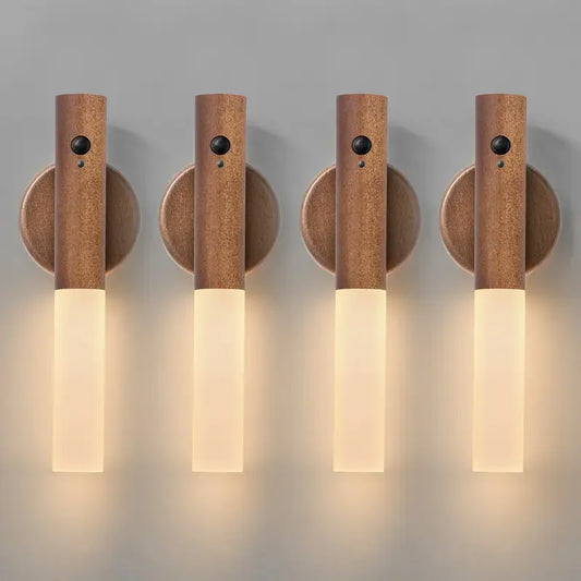 Smart LED Nachtlicht mit Bewegungsmelder – Wiederaufladbare Magnetische Wandleuchte